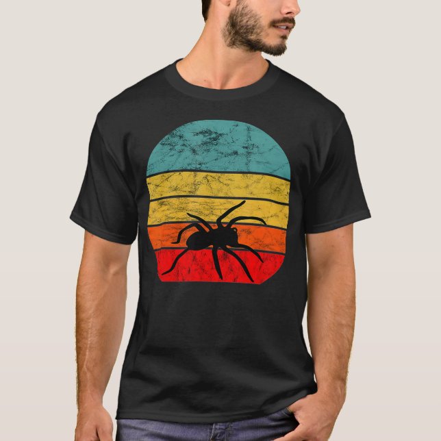 Camiseta Tarantula Spider Arachnids Lover Vintage Retro (Frente)