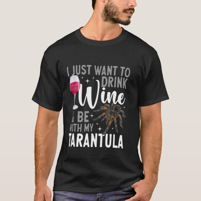 Camiseta Tarantula Spider Arthropod Wine Pet Tarantula (Frente)