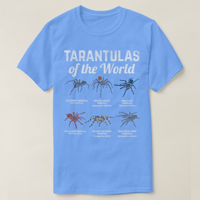 Camiseta Tarântulas do mundo Presente no Funny Tarantula (Frente do Design)