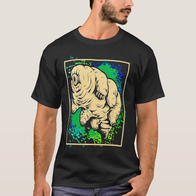 Camiseta Tardigrade Water Bear Moss Piglet Micro Animal Col (Frente)