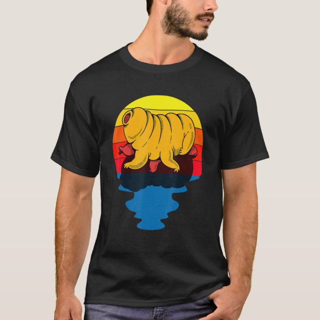 Camiseta Tardígrado de Microbiologia de Urso Solar (Frente)
