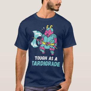 Camiseta Tardigrado Duro Como Ciência Da Microbiologia Do U