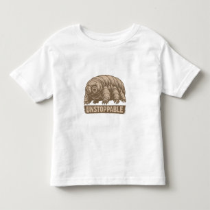 Camiseta Tardígrado Inparável Arte Científica Vintage