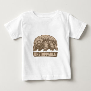 Camiseta Tardígrado Inparável Arte Científica Vintage