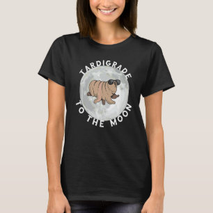 Camiseta Tardígrado Para A Água Da Microbiologia Da Lua