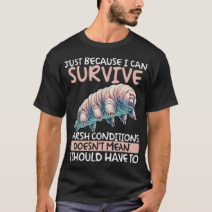 Camiseta Tardigrado Urso de Água Urso de Água Leitão de Mus