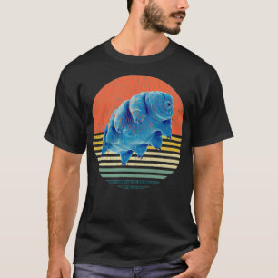 Camiseta Tardigrado Vintage Microbiologia Retrorbiológica 