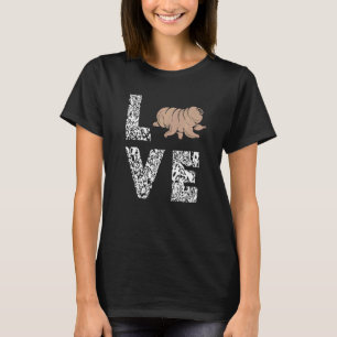 Camiseta Tardigre Love Science Microbiology Water Bear
