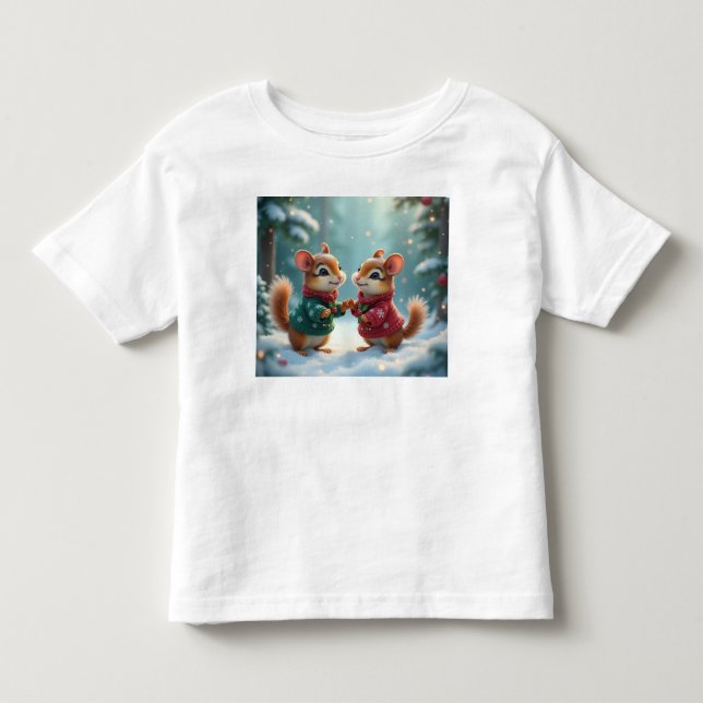 Camiseta Tardinhas alegres de natal (Frente)