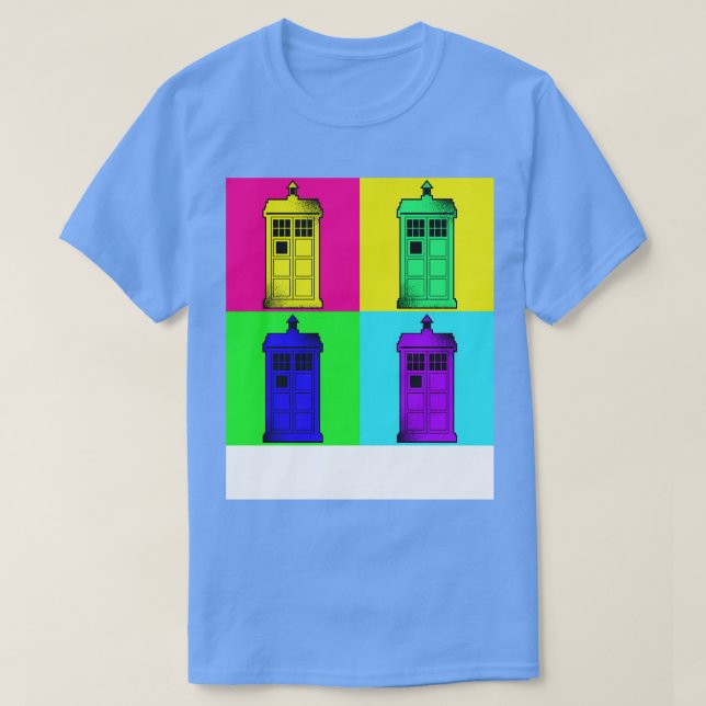 Camiseta Tardis Art (Frente do Design)