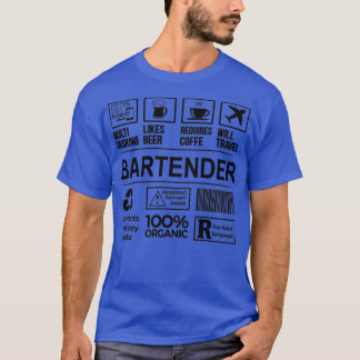 Camiseta Tarefa de Item de Oferta de Tarefa Certificada Mul