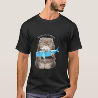 Camiseta Tarefas Comidas por Gato
