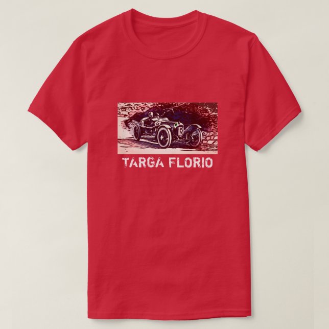 CAMISETA TARGA FLORIO RAÇA (Frente do Design)