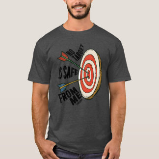 Camiseta Target arrow and bow sports shooter friends vintag