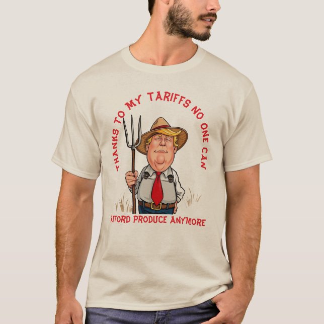 Camiseta Tarifa De Armadilhas Para Os Produtos Agrícolas (Frente)