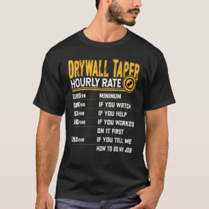 Camiseta Tarifa Horária Da Taper Da Parede De Disco - Engra