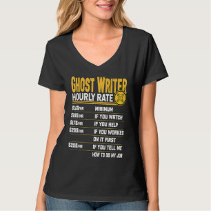 Camiseta Tarifa Horária de Escritor Fantasma