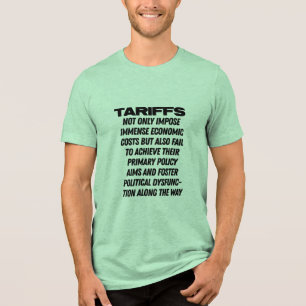 Camiseta Tarifas De Deficiência Política - Trump Tri-B