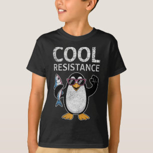 Camiseta Tarifas de Pinguins de Resistência Legal e Sutil P