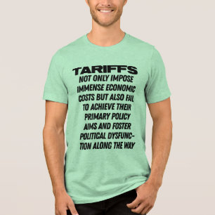 Camiseta Tarifas De Proteção Da Disfunção Política - Trump