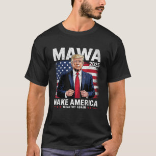 Camiseta Tarifas de Trump Tornam a América Rica Novamente 2
