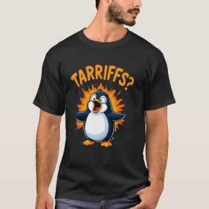 Camiseta Tarifas Pinguim Imposto Comércio Importação Engraç