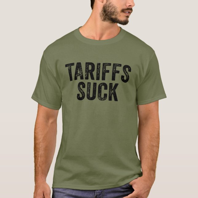 Camiseta Tarifas Suck - Anti Tarifas (Frente)