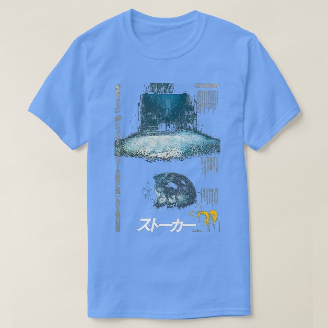 Camiseta Tarkovsky Stalker Japonês  (Frente do Design)
