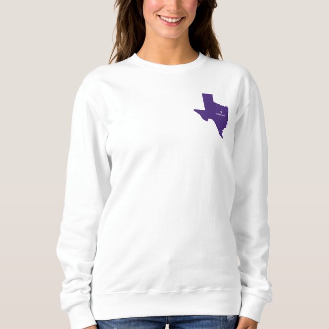 Camiseta Tarleton Sweatshirt com Texan Rider (Frente)