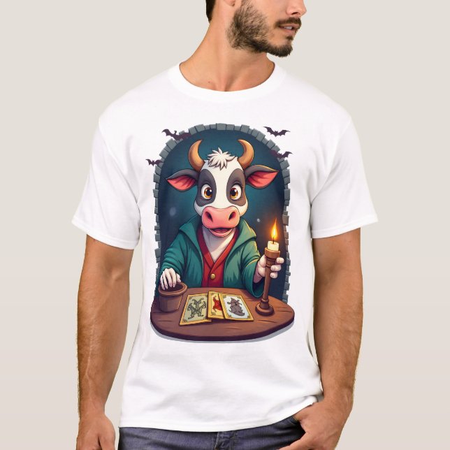 Camiseta Tarô de Terror da Vaca (Frente)