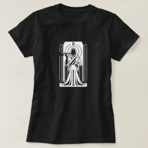 Camiseta Tarot Alta Sacerdotisa Fumo de Maconha Oculto