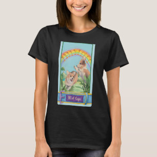 Camiseta Tarot Card 10 de copos e Cães Cósmicos