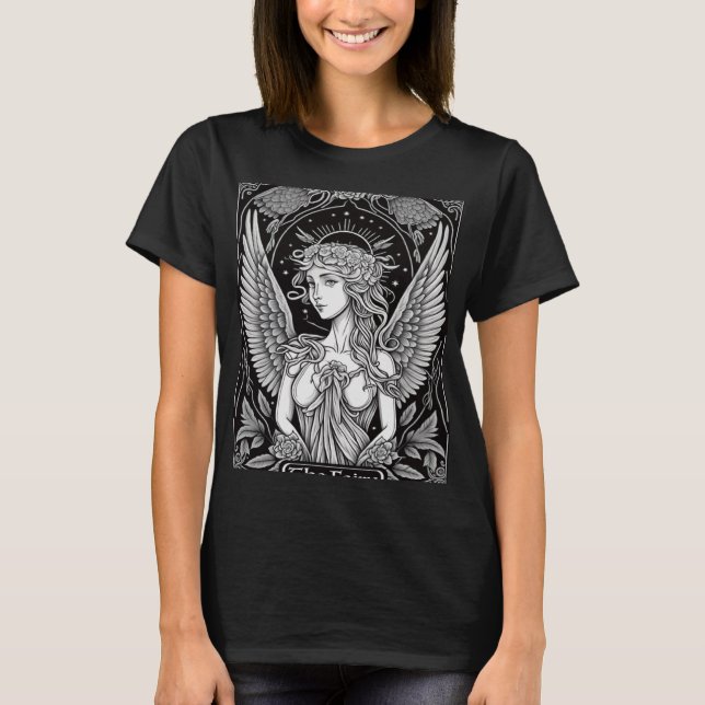 Camiseta Tarot Card A Bruxa Occulta Fada Cute Fairycore (Frente)
