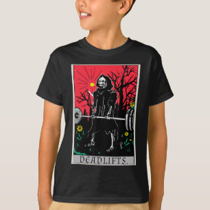 Camiseta Tarot Card Engraçado Gym Desenhos Decolados Destin
