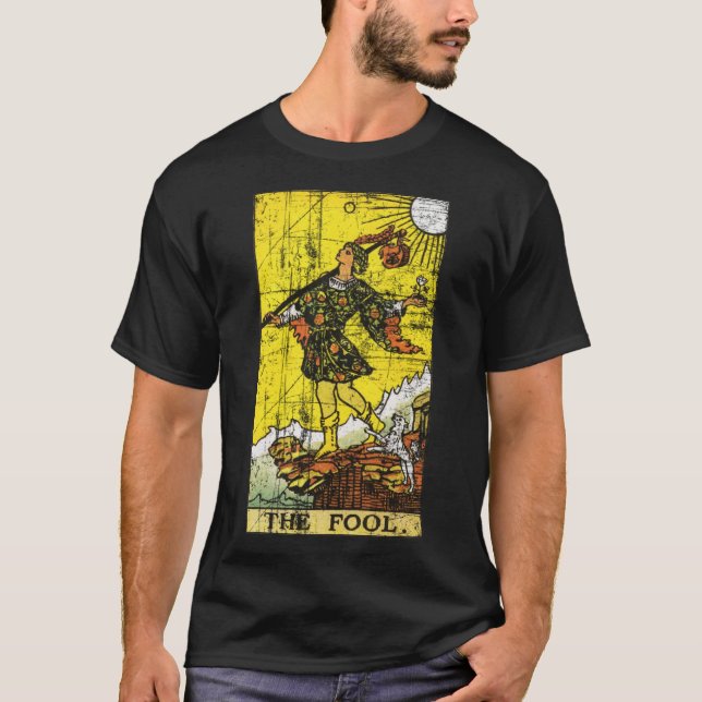 Camiseta Tarot Card Fool Major Arcana (Frente)