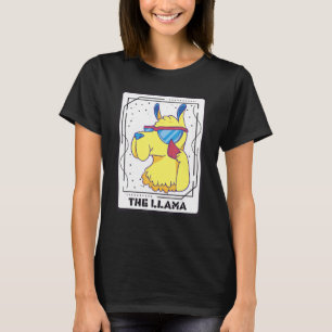 Camiseta Tarot Card Legal Llama Mystical Cards Magia