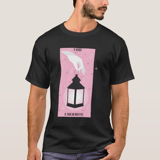 Camiseta Tarot Card L'Hermit Occult (Frente)