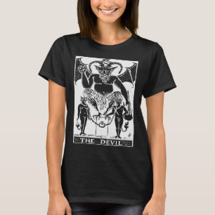 Camiseta Tarot Card O Diabo O Diabo Oculta