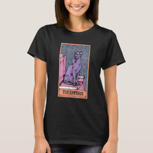 Camiseta Tarot Card O Imperador E O Gato Sphynx Ocultam O G