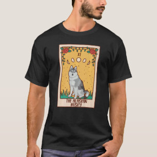 Camiseta Tarot Card Occult Magic Occultism Dog Alaskan Hus