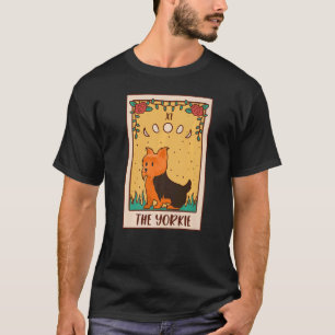 Camiseta Tarot Card Occult Magic Occultism Dog Yorkie