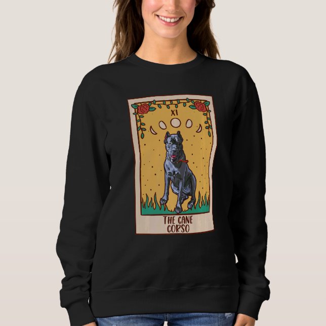 Camiseta Tarot Card Occulta Magic Occultism Cane Corso (Frente)