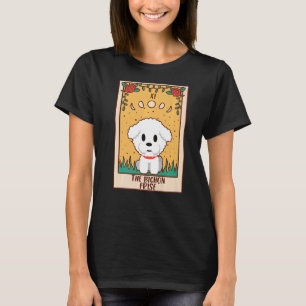Camiseta Tarot Card Occultism Magic Occultism Dog Bichon Fr