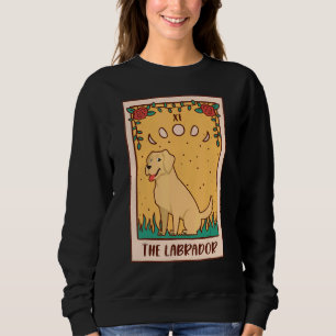 Camiseta Tarot Card oculta Cão Labrador Re Cão de Occultism