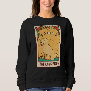 Camiseta Tarot Card oculta Cão Labrador Re Cão de Occultism