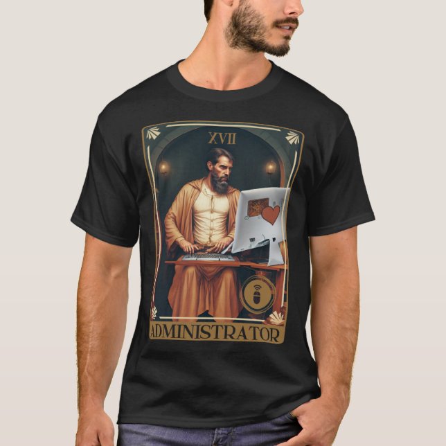 Camiseta Tarot Card of Administrator (Frente)