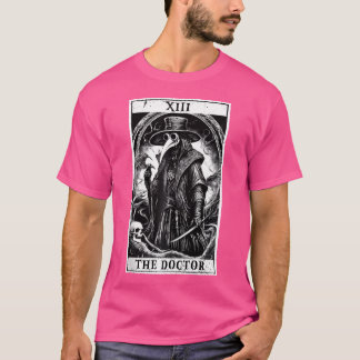 Camiseta Tarot Card Plague Médica Magic Occult Whit