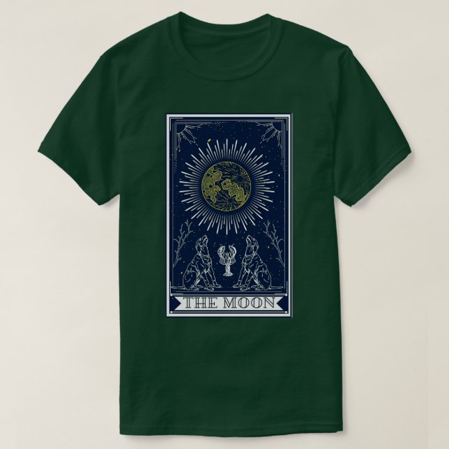 Camiseta Tarot card THE MOON (Frente do Design)