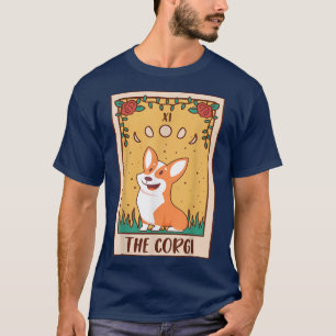 Camiseta Tarot CardOccult Magic Occultism Dog Corgi