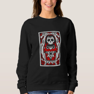 Camiseta Tarot Matroshka Doll Gothic Satanic Baphomet Death
